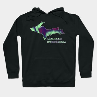 Michigan - UP - Northern Lights Hoodie